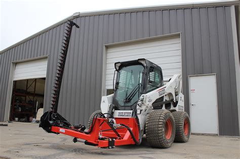 skid steer solutions sickle bar mower|hydraulic driven sickle bar mower.